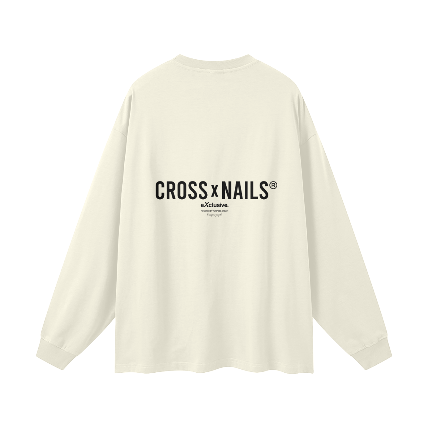 Streetwear Unisex 305G FOG 100% Cotton Long Sleeve Tee - Crossxnails Weargood