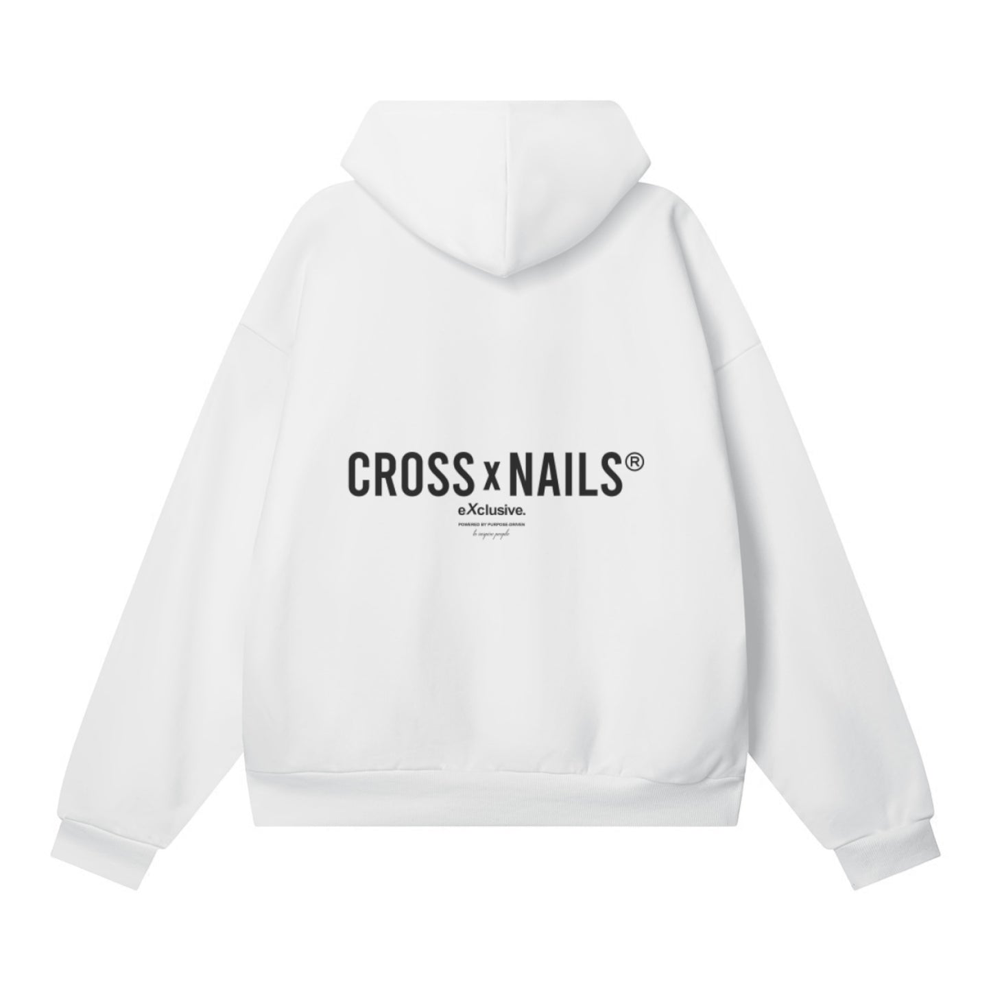 Crossxnails Oversized Hoodie with Functional Side Pockets - Crossxnails Weargood
