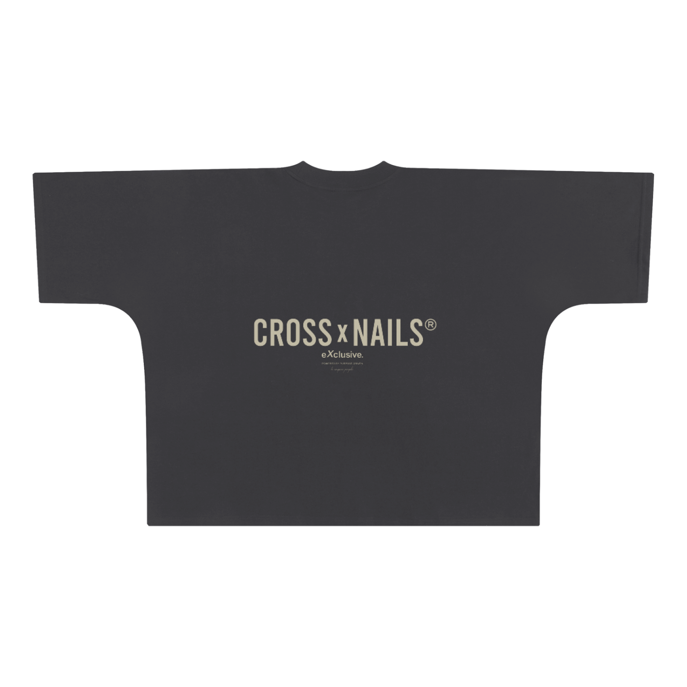 Oversize One-piece Pattern Cut Boxy Tee - 300 GSM - Crossxnails Weargood