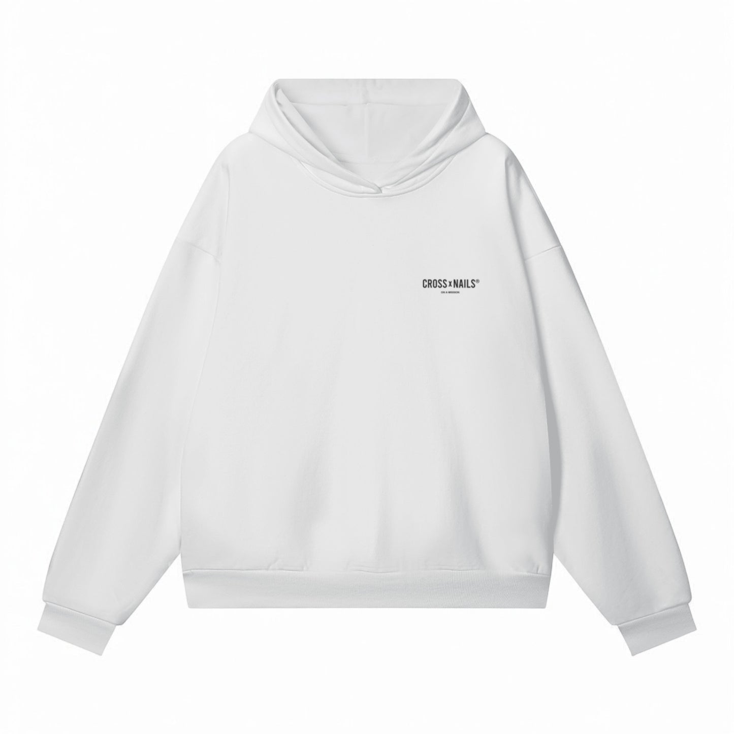 Crossxnails Oversized Hoodie with Functional Side Pockets - Crossxnails Weargood
