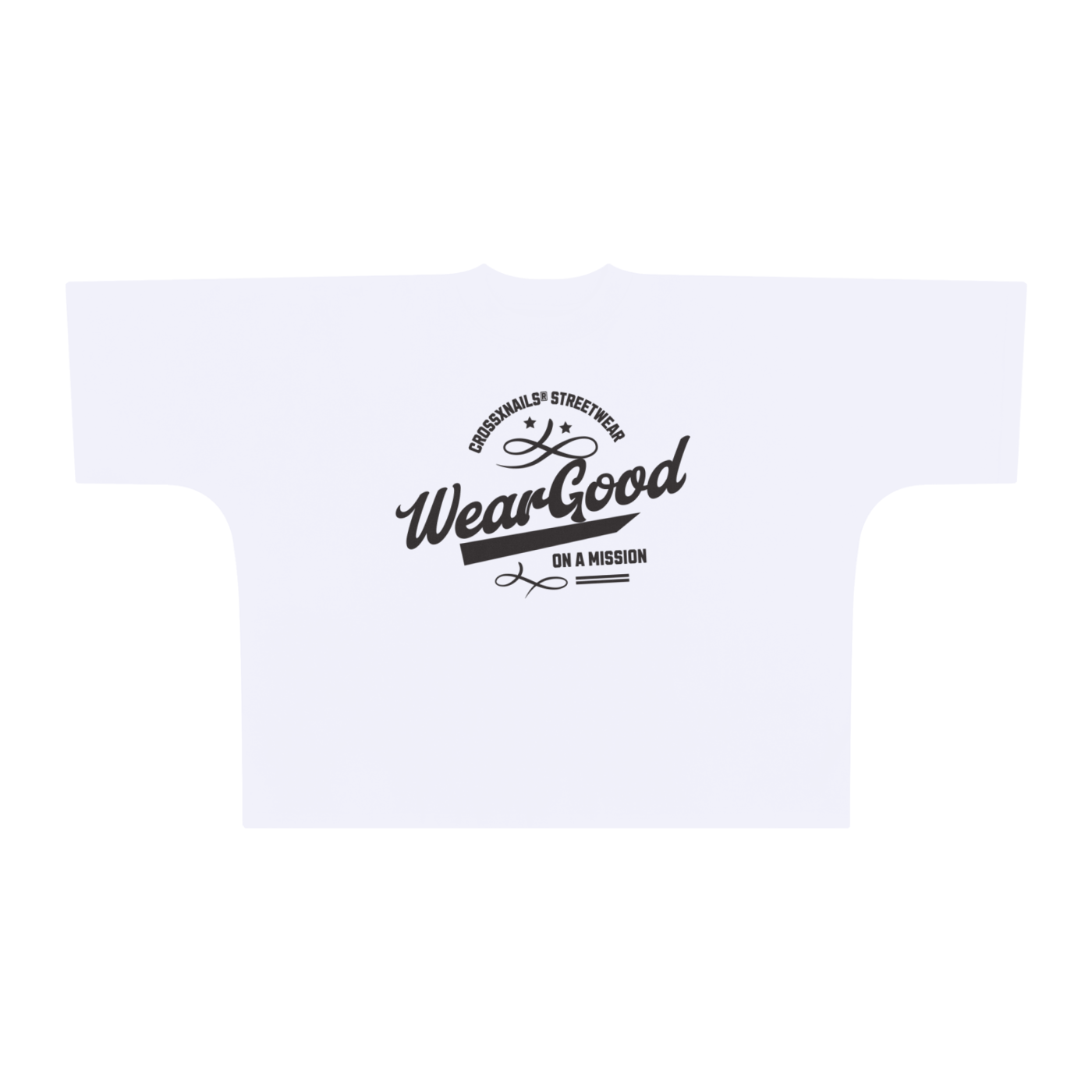 Oversize One-piece Pattern Cut Boxy Tee - 300 GSM - Crossxnails Weargood
