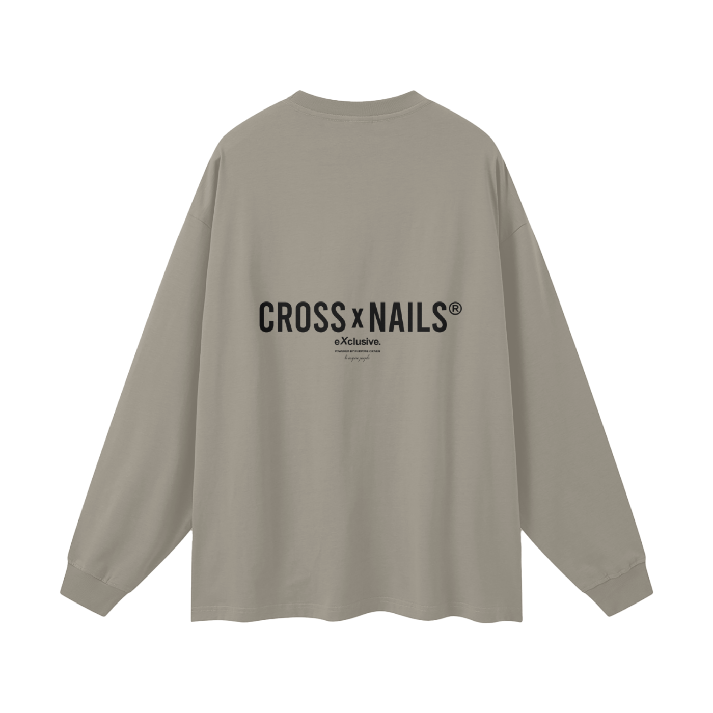 Streetwear Unisex 305G FOG 100% Cotton Long Sleeve Tee - Crossxnails Weargood