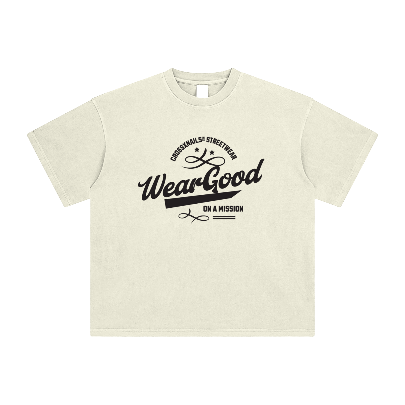 Weargood Enzyme Washed T-Shirt - Crossxnails Weargood