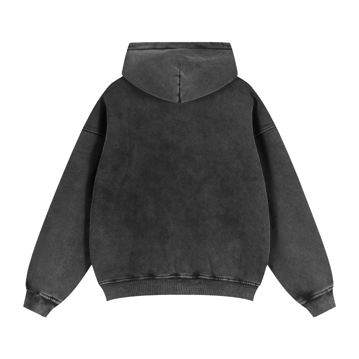X Zip-Through Boxy Hoodie - Crossxnails Weargood