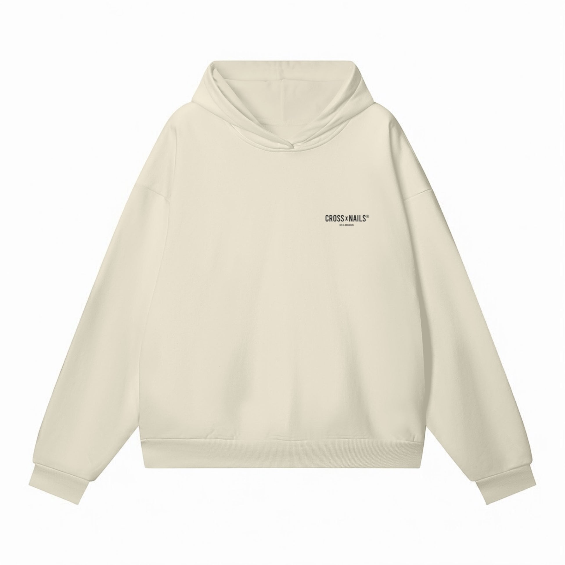 Crossxnails Oversized Hoodie with Functional Side Pockets - Crossxnails Weargood