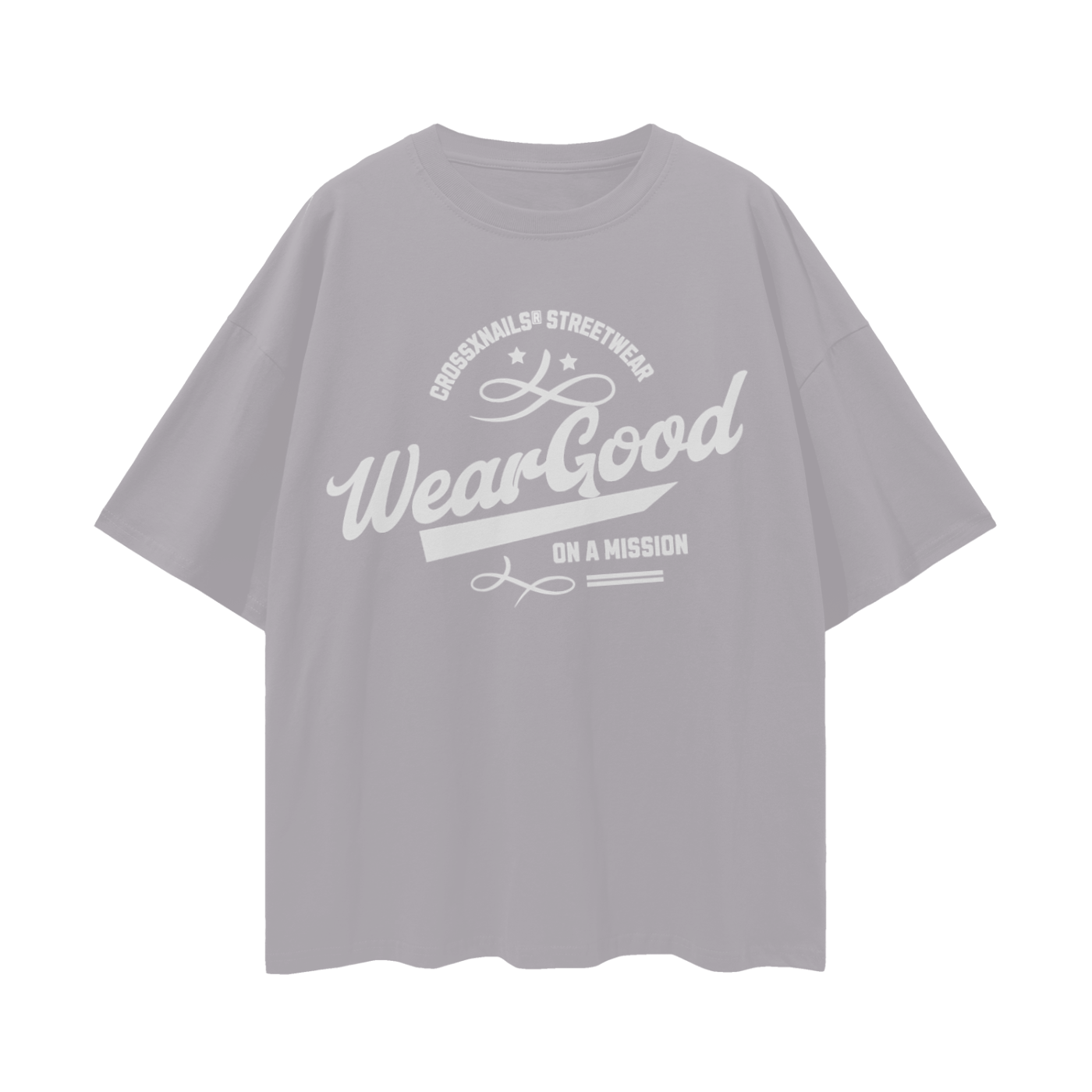 Oversize Deep Drop Shoulder Tee - 190 GSM - Crossxnails Weargood