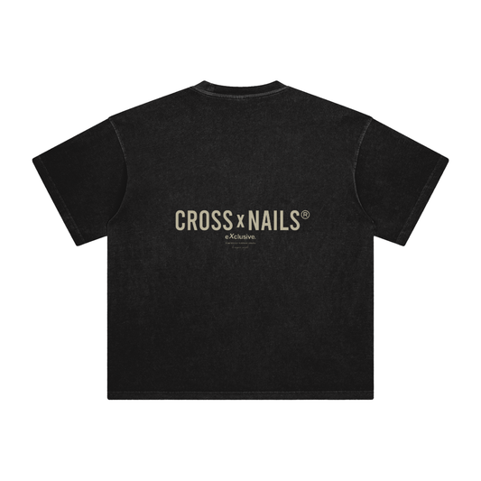 Enzyme Washed T-Shirt - Crossxnails Weargood