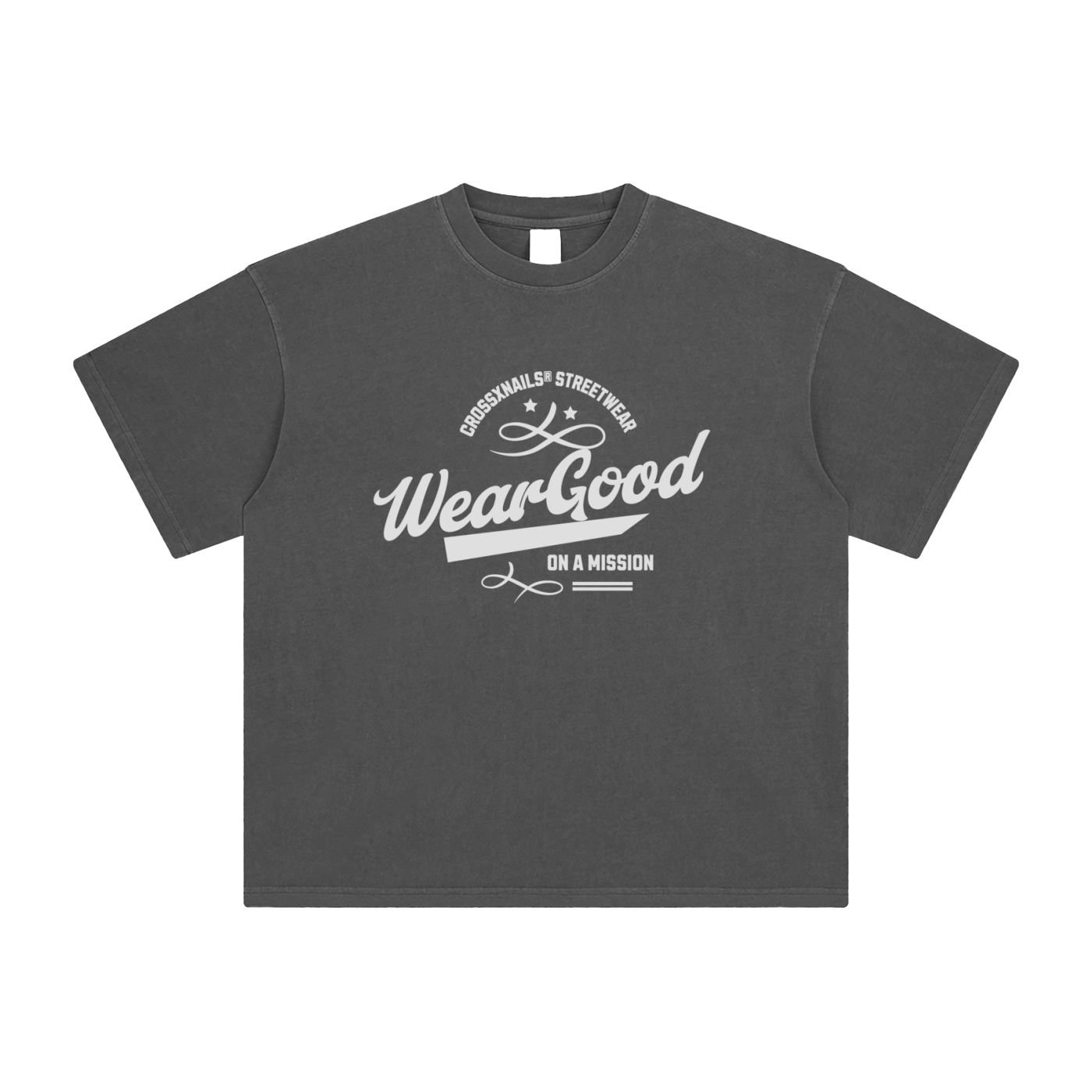 Enzyme Washed T-Shirt - Crossxnails Weargood