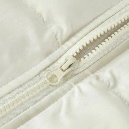 Zipper Puffer Jacket - The Ultimate Winter Essential - Crossxnails Weargood