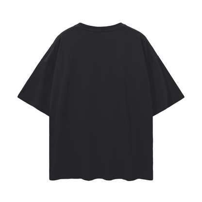 Oversize Deep Drop Shoulder Tee - 190 GSM - Crossxnails Weargood