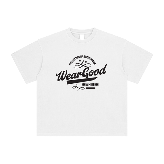Weargood Enzyme Washed T-Shirt - Crossxnails Weargood