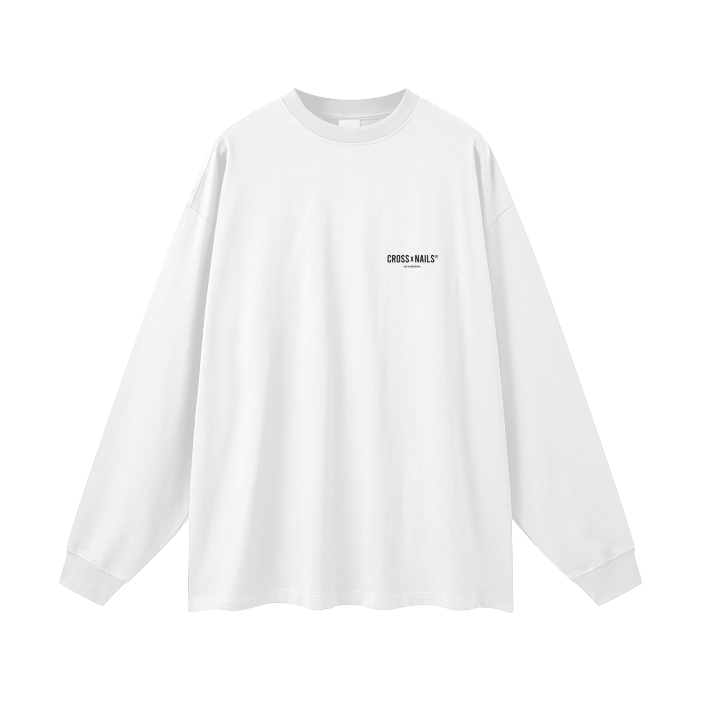 Streetwear Unisex 305G FOG 100% Cotton Long Sleeve Tee - Crossxnails Weargood