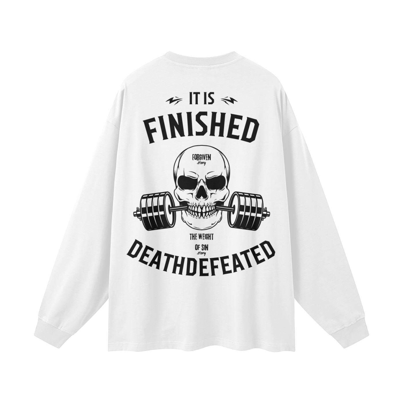 Crossxnails WearGood oversized unisex t-shirt with skull graphic, Christian streetwear UK, online shop, Ipswich.