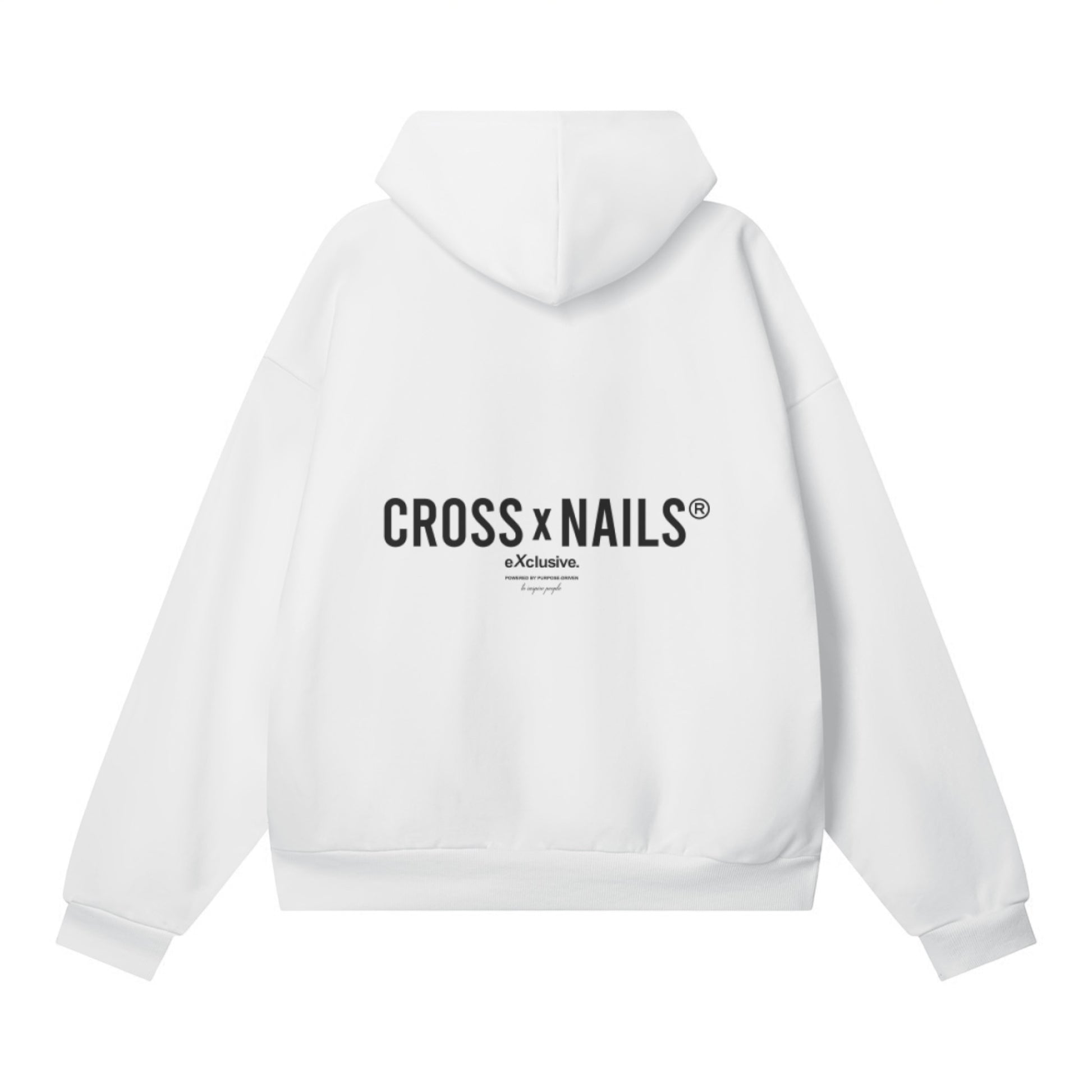 Crossxnails Oversized Hoodie with Functional Side Pockets - Crossxnails Weargood