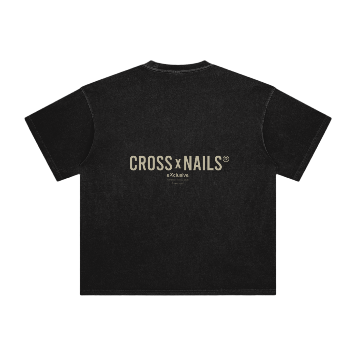 Crossxnails Enzyme Washed Oversized T-Shirt - Crossxnails Weargood