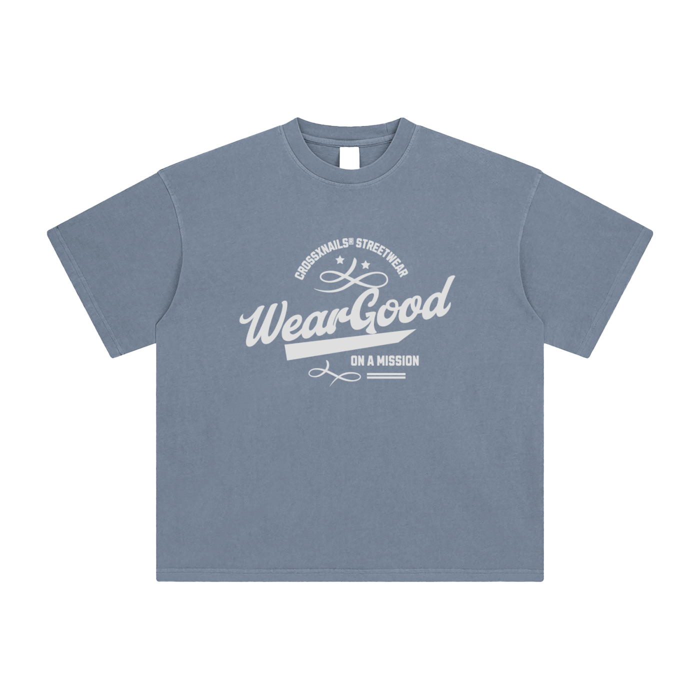 Enzyme Washed T-Shirt - Crossxnails Weargood