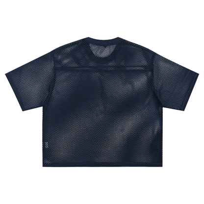 See-through Boxy Net T-shirt - Crossxnails Weargood