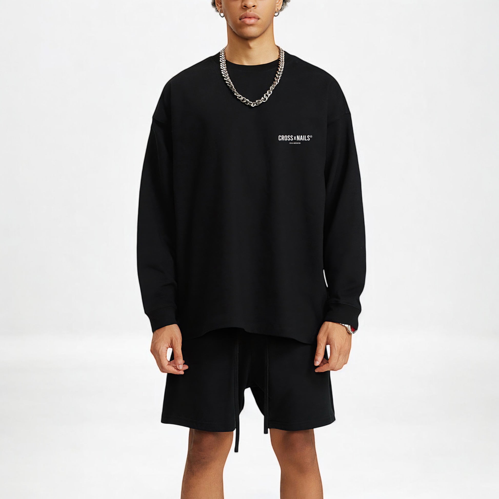 Crossxnails Long Sleeve Tee - Crossxnails Weargood