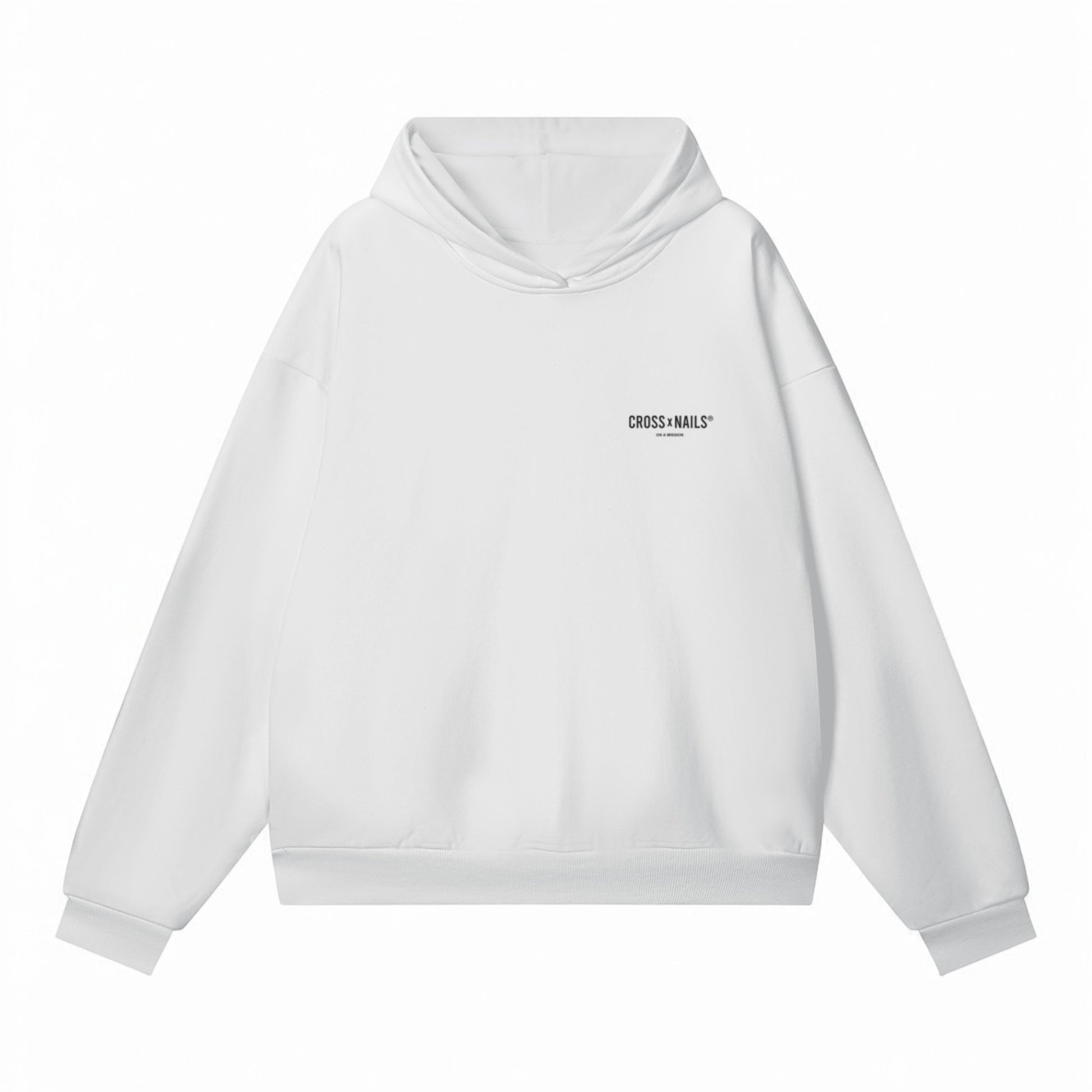 Crossxnails Oversized Hoodie with Functional Side Pockets - Crossxnails Weargood