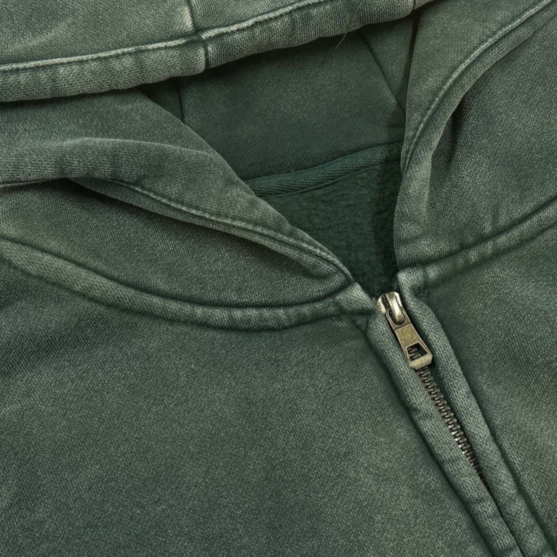 Crossxnails Zip-Through Hoodie – Timeless Vintage, Modern Comfort - Crossxnails Weargood
