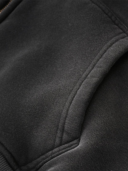 X Zip-Through Boxy Hoodie - Crossxnails Weargood