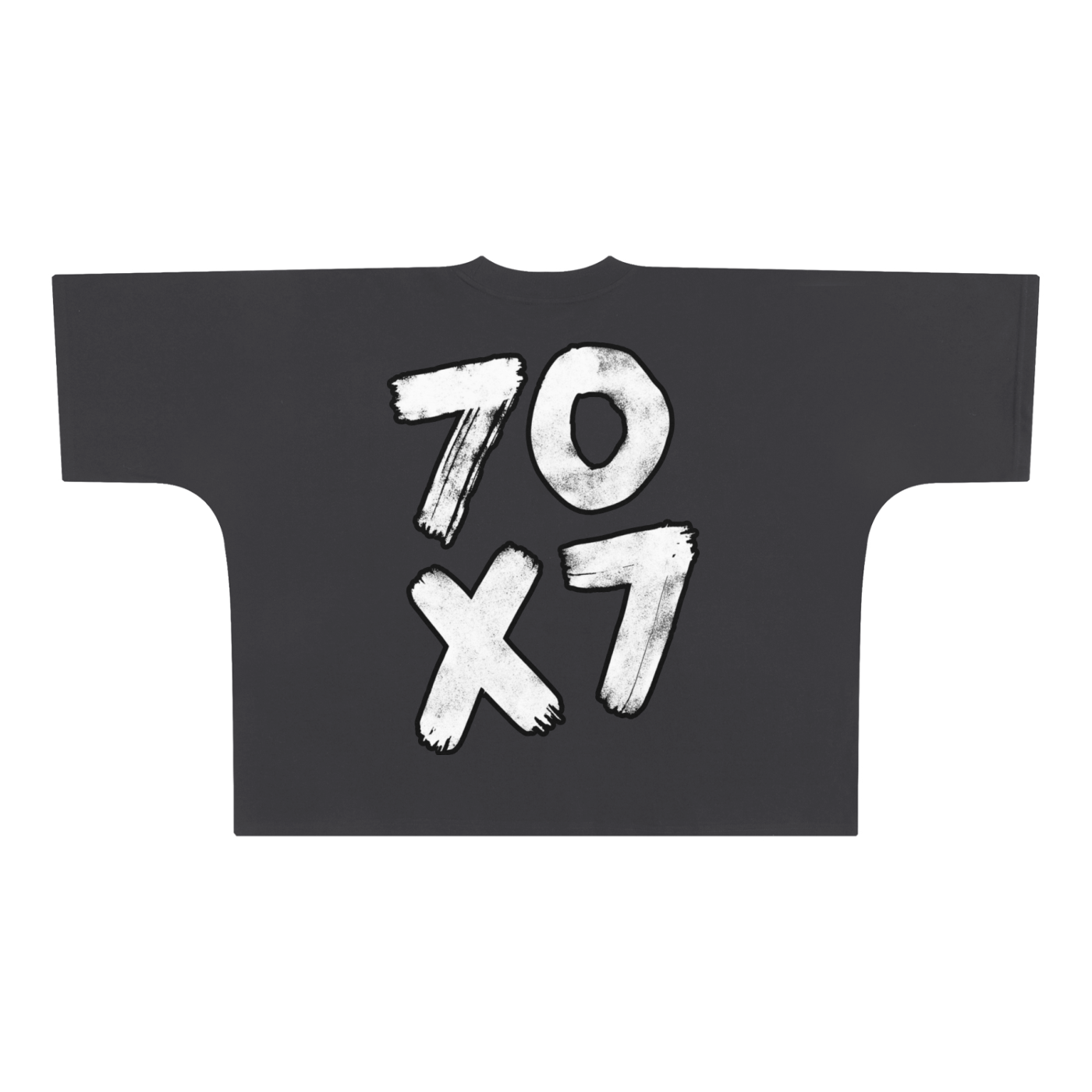 7O7 Oversized Boxy T-Shirt – Unisex Heavyweight 100% Cotton Street - Crossxnails Weargood