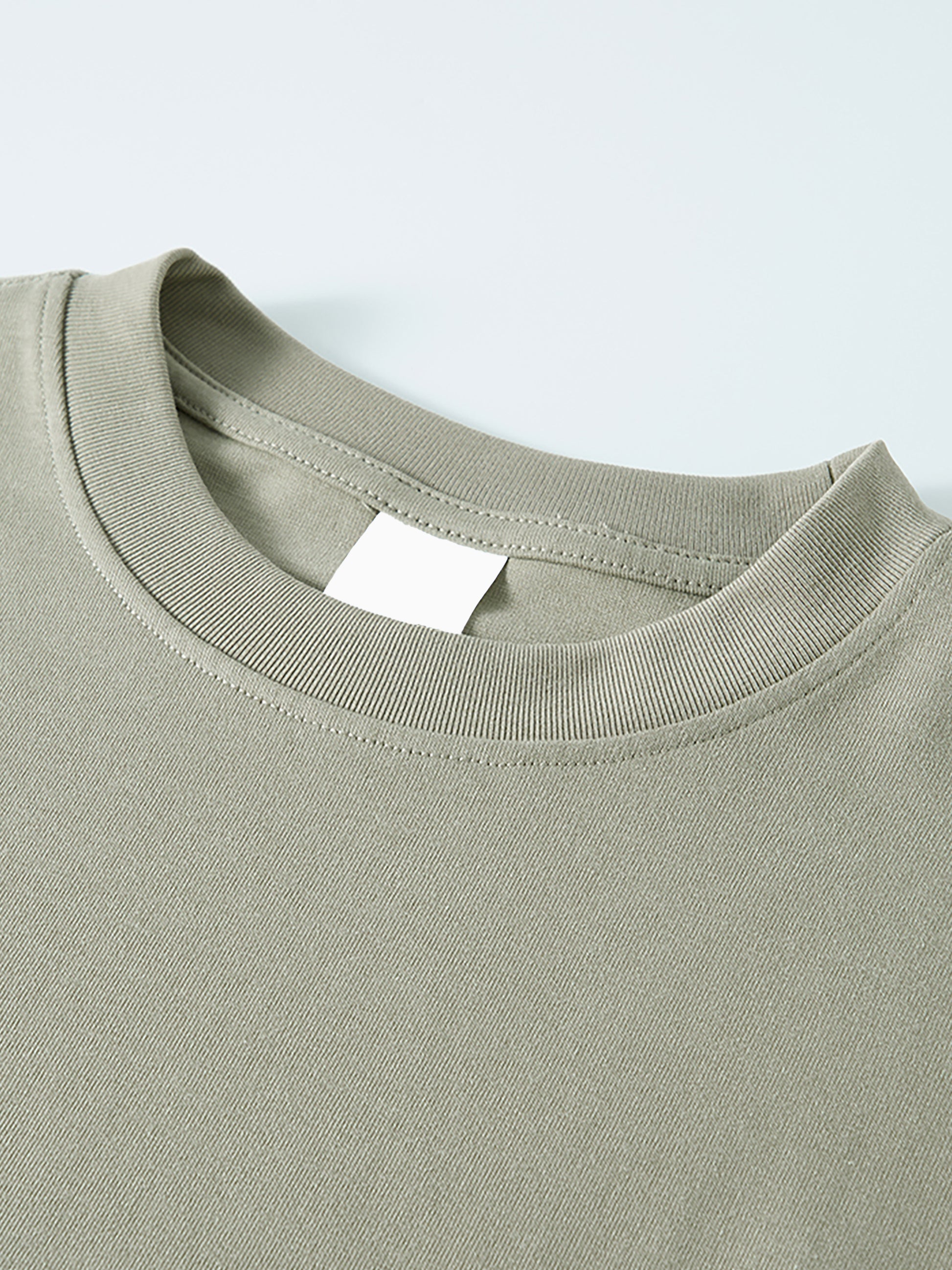 Crossxnails WearGood oversized unisex t-shirt neck detail, perfect for Christian streetwear UK, from online shop Ipswich.